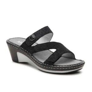 Alegria Loti Glitteroti Black Sandals